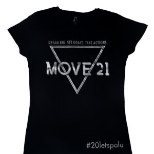 Move 21  triko  dětské  -  výroční 20 let - černé